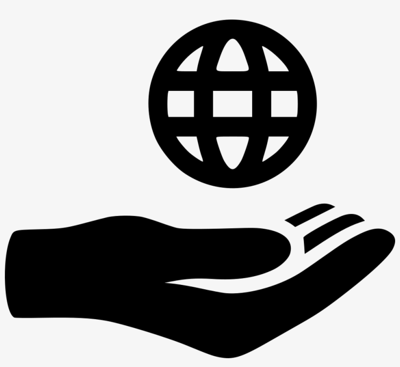 Hand Globe - - Language Icon Vector, transparent png #2536192