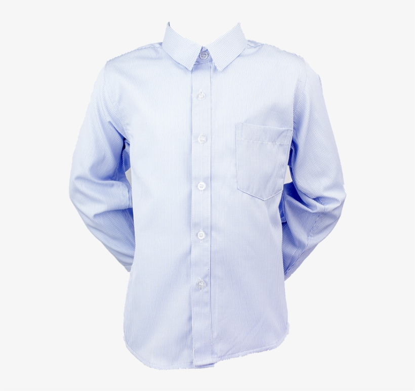 Formal Boys Shirt Blue 00-5 - White Shirt Png For Photoshop, transparent png #2536223