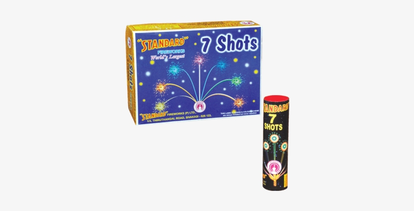 Standard - Standard Fireworks 7 Shots, transparent png #2536632