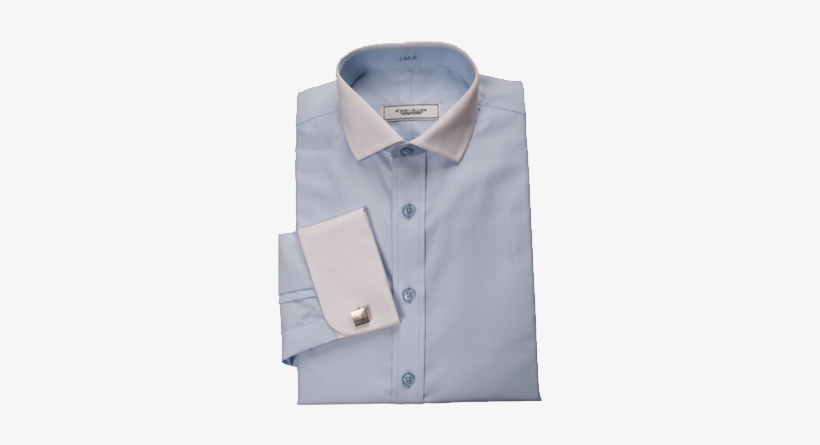 Bespoke Shirt In Blue And White - Shirt, transparent png #2536633