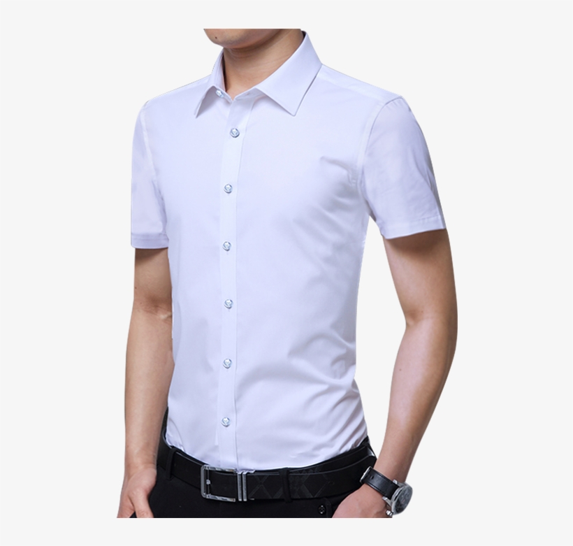 Chemise Blanche Homme Bouton Pression, transparent png #2536839