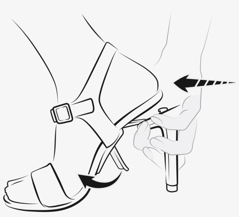 Heels Drawing Couple - Shoe, transparent png #2536997