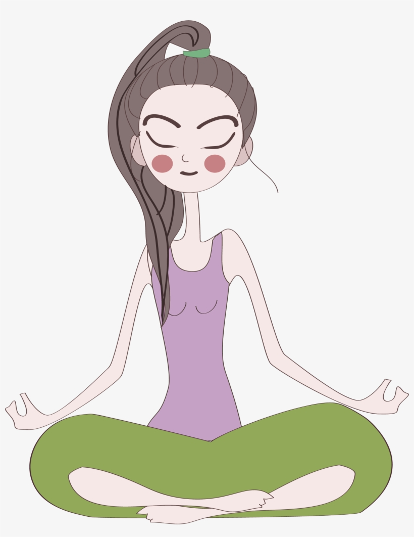 Cartoon Yoga Instructor - Yoga Logo Cartoon Png, transparent png #2537201