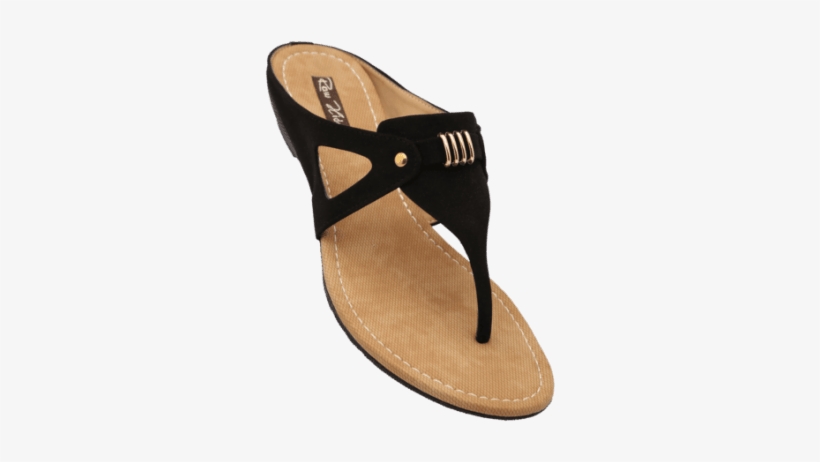 Womens Casual Slipon Wedge Chappal - Ladies Casual Chappal, transparent png #2537373