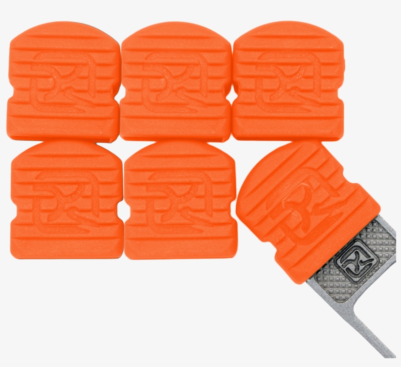 6 Orange Caps For Use With Phone Cases - Klecker Knives Llc, transparent png #2537764