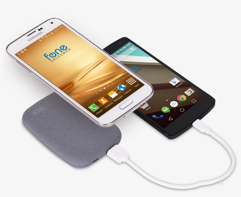 Qistone The Completely Wireless Portable Charger - Fonesalesman Woodpuck: Bamboo Edition Qi Wireless Charger, transparent png #2538169