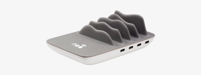 Neo Wireless Charging Station - Usb Charger Mains Socket Xlayer 212732 Max. Output, transparent png #2538343