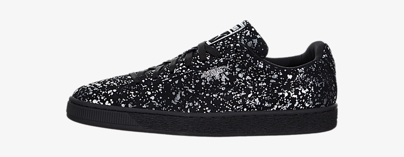 Puma Suede Splatter Metallic - Slip-on Shoe, transparent png #2538861