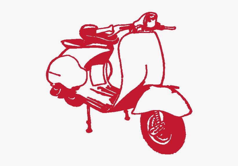 Mod Scooter Vespa Png - Scooter, transparent png #2538923