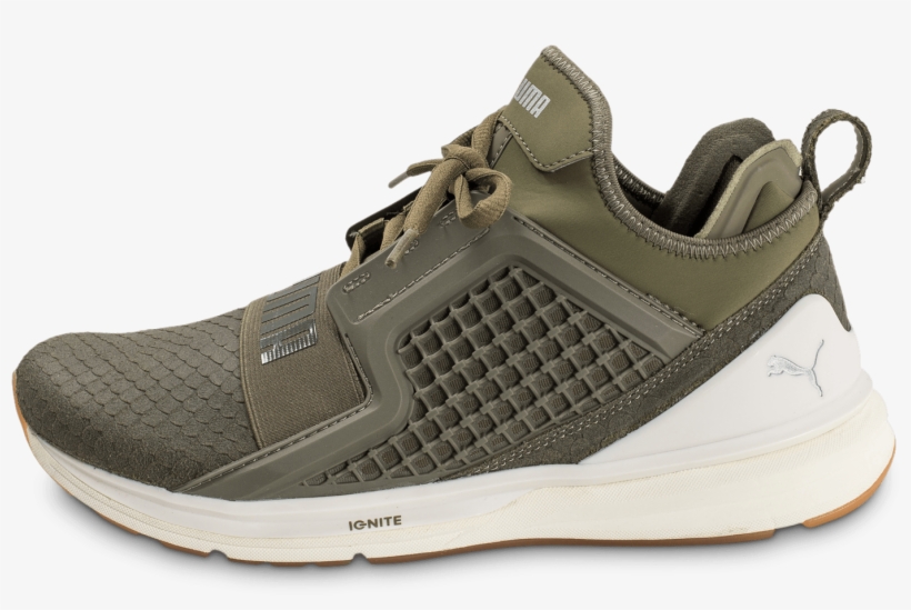 Puma Chaussures Ignite Limitless Reptile Olive Puma - Shoe, transparent png #2539118