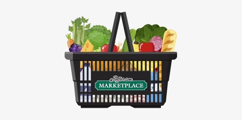 Grocery Basket Icon - Grocery Items Basket Png, transparent png #2539173
