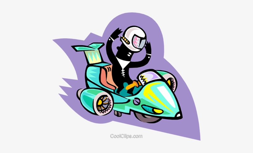 Space Scooter Royalty Free Vector Clip Art Illustration - Cartoon, transparent png #2539198