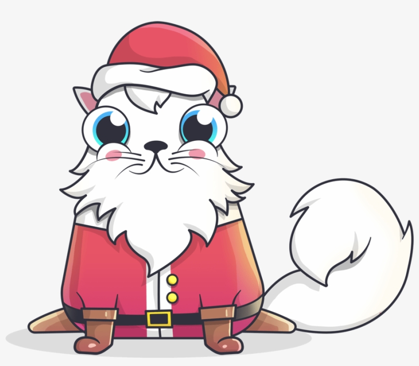 Cryptokitty Santa Claus Png - Cryptokitty Beard, transparent png #2539765