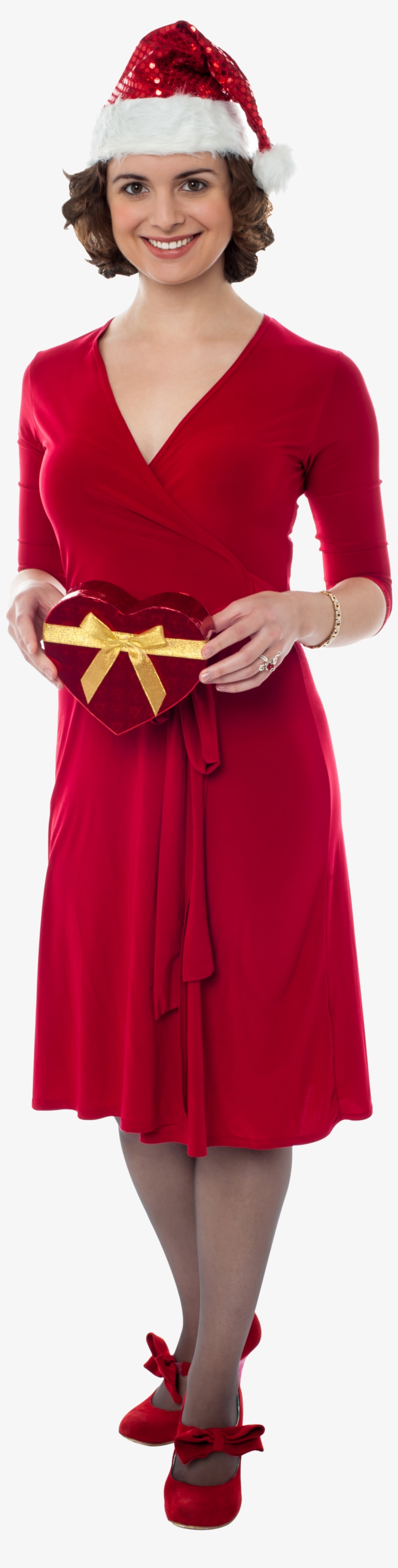 Female Santa Claus Png Image - Dress, transparent png #2539921