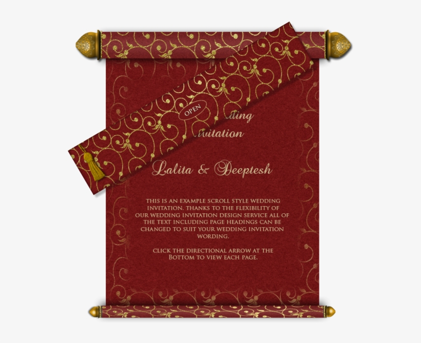 Designer - Scroll Invitation Cards Ideas, transparent png #2540235