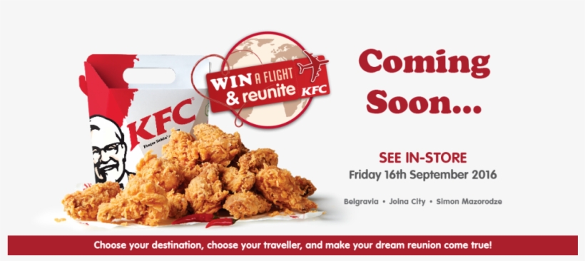 Http - //www - Kfc - Co - Zw/wp Win A Flight Coming - Food Comming Soon Png, transparent png #2540286