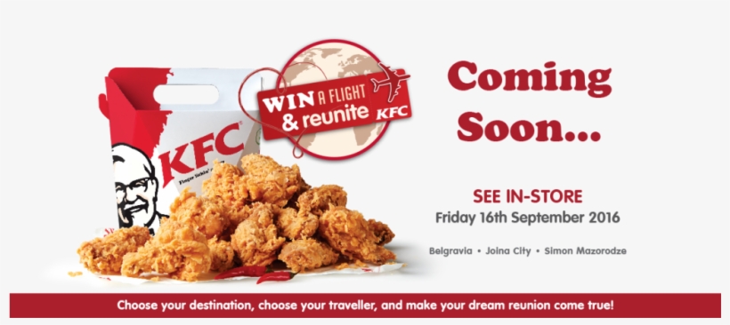 Http - //www - Kfc - Co - Zw/wp Win A Flight Coming - Food Comming Soon Png, transparent png #2540286