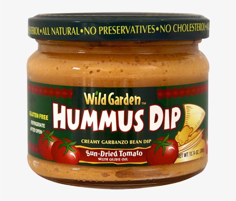 Roasted Sun-dried Tomato Hummus Dip - Wild Garden Sundried Tomato Hummus, transparent png #2540383