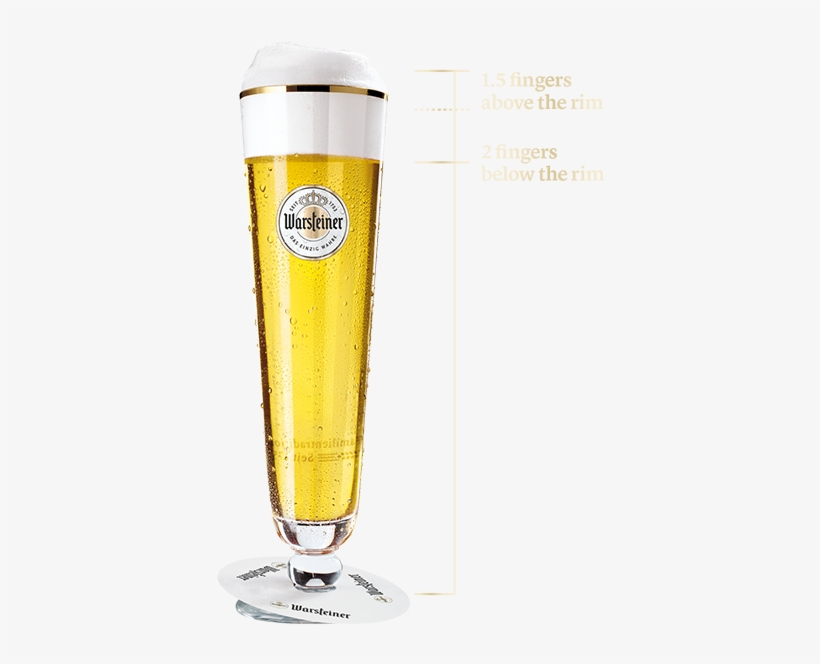 Leave The Glasses On The Draining Board To Dry On The - Perfectly Poured Beer, transparent png #2541251
