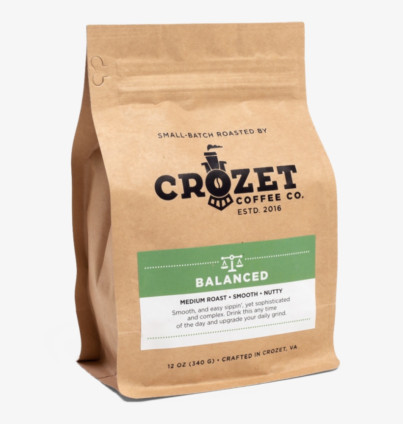 Crozet Coffee Balanced Bag - Single-origin Coffee, transparent png #2541626