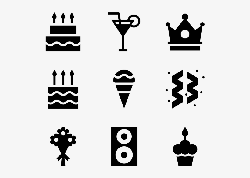 Birthday Party Element Collection - Trade Icons, transparent png #2541795