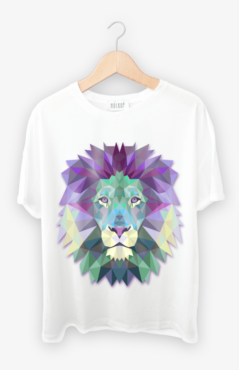 T Shirt Front Loin - Lion Art, transparent png #2542071