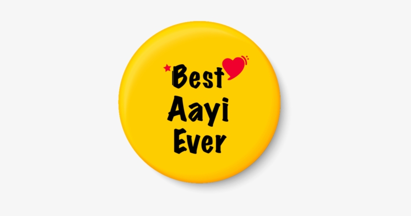 Best Aayi Ever I Mothers Day Gift Fridge Magnet - Bhai Bhai Png Text, transparent png #2542548