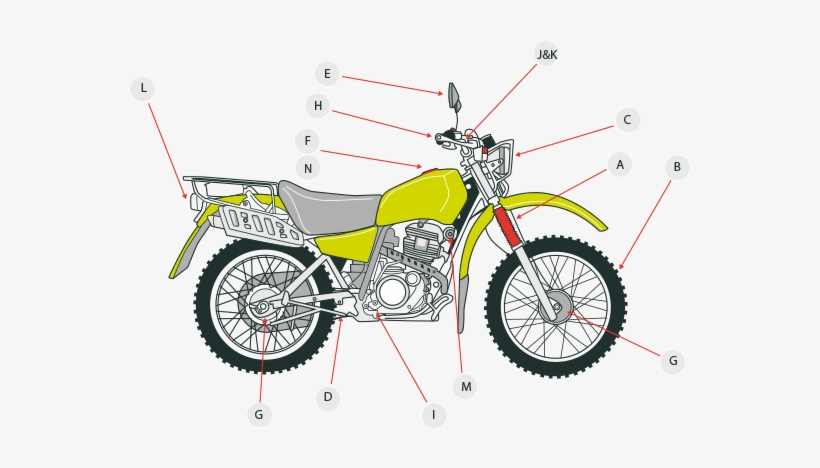 [image] Bike Ready For A Pre-ride Inspection - Gear Wall Décor Noir, transparent png #2542688