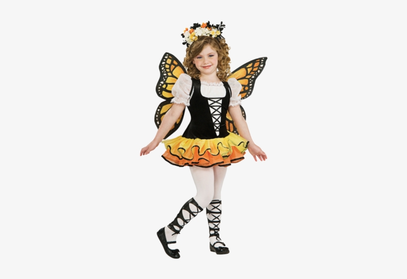 Monarch Butterfly Girls Fancy Dress Halloween Book - World Book Day Costume Girl, transparent png #2542828