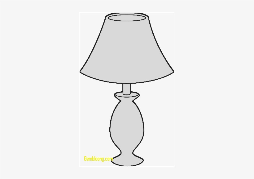 Table Lamps Design - Lamp Design Drawings With Colour, transparent png #2543106