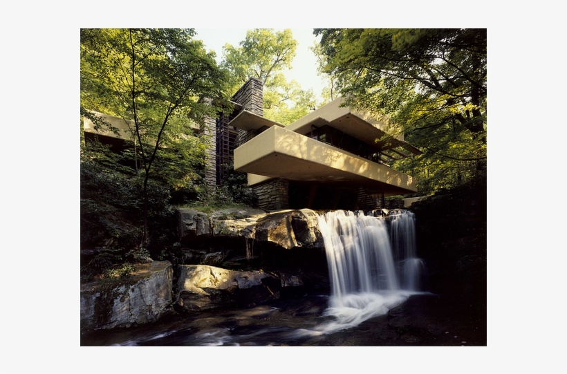 Waterfalls To Live Under - Frank Lloyd Wright's Fallingwater By Donald Hoffmann, transparent png #2543988