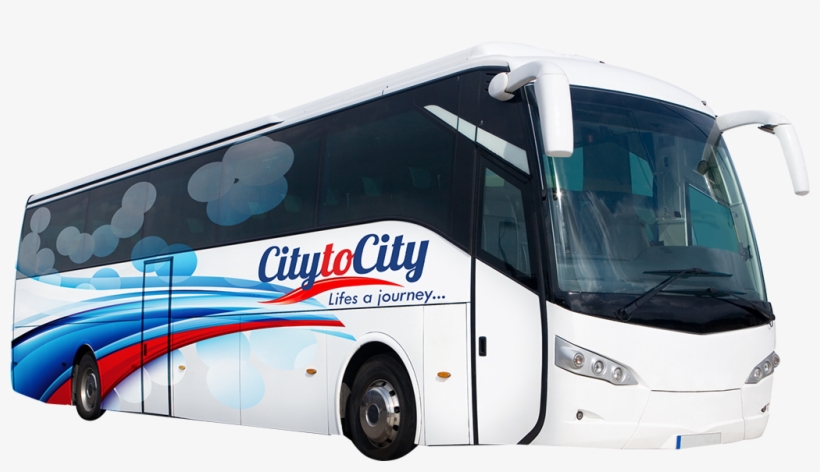 City To City Bus - Tourist Bus Design, transparent png #2544513