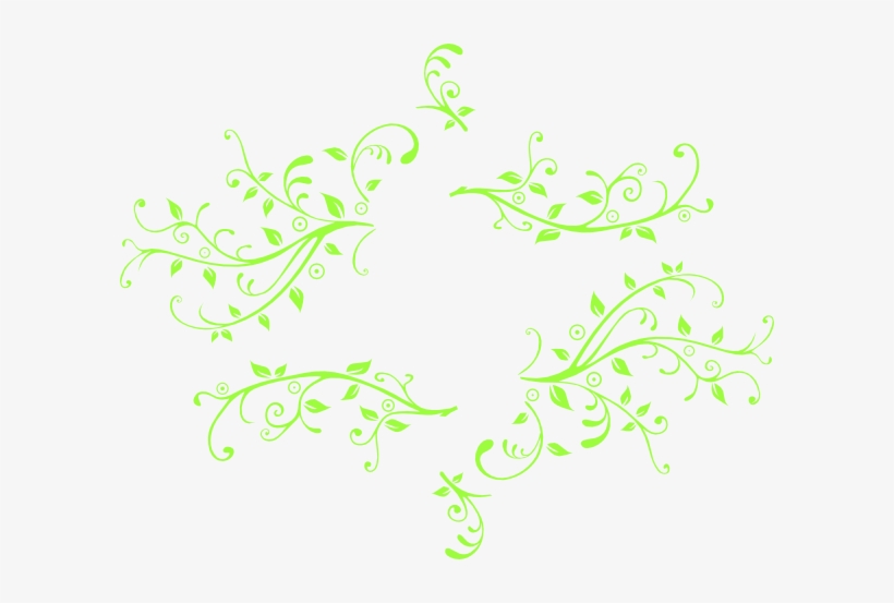 Leaf Swirl Vector Free Vector Download For - Green Swirl Vector Png, transparent png #2545025