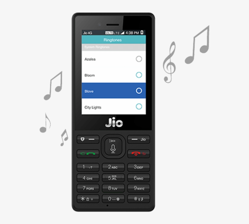 Jio Keypad Feature Phone Black - Jio Phone 2 Png, transparent png #2545351