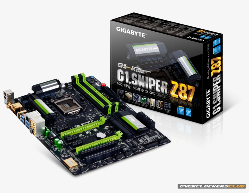 Motherboard Png Hd - Gigabyte Ga-g1.sniper Z87 Mb Gag1.sniper Z87 I7 I5, transparent png #2545492
