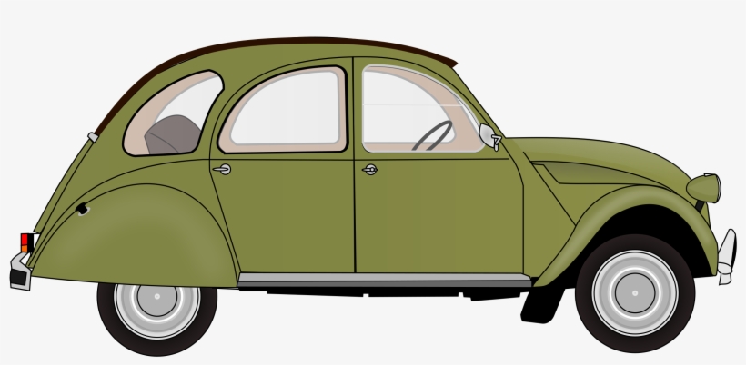 Clipart Car Colour - Citroen 2cv Clipart, transparent png #2545734