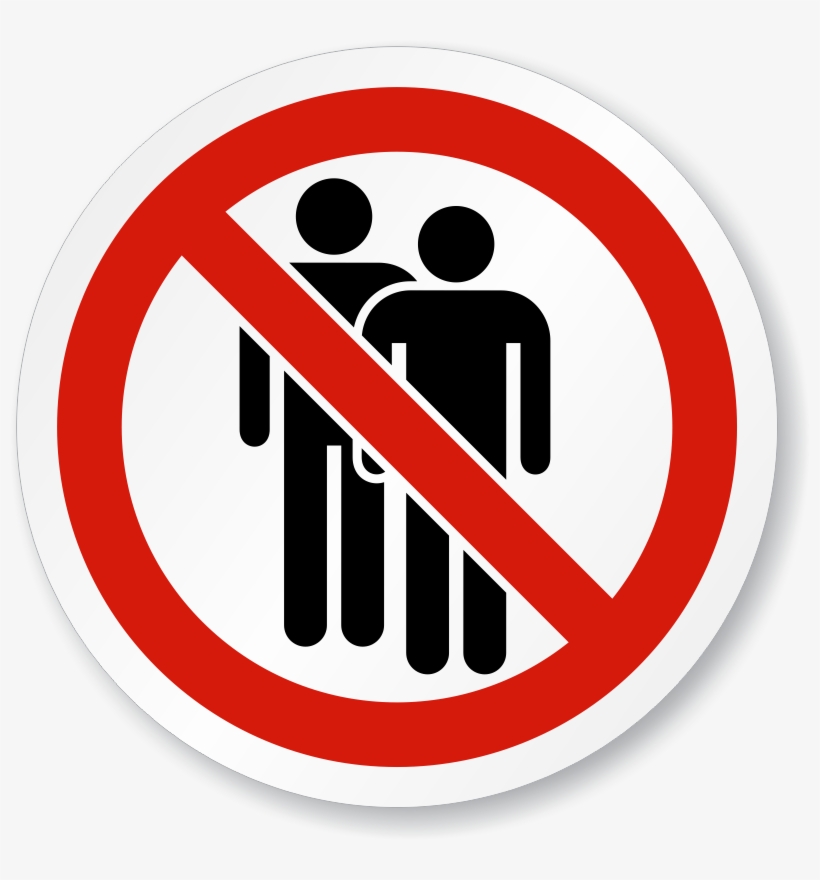 No People Sign - No Tirar Basura En La Vía Pública, transparent png #2545742