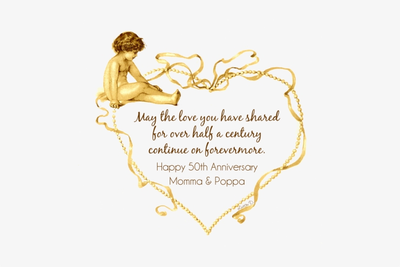 Wedding Anniversary Quotes - Happy 50 Year Anniversary, transparent png #2546157