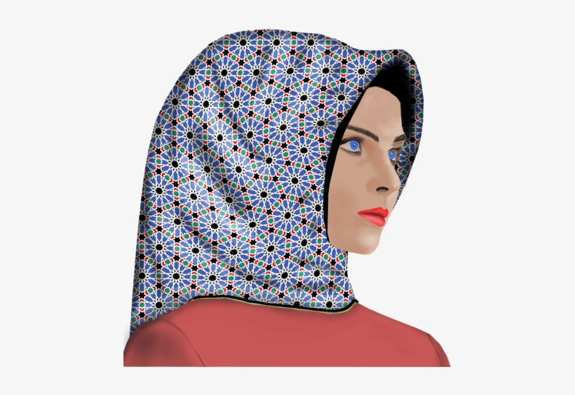 Schöne Frau, Die Ein Hijab Trägt Kissen, transparent png #2546727