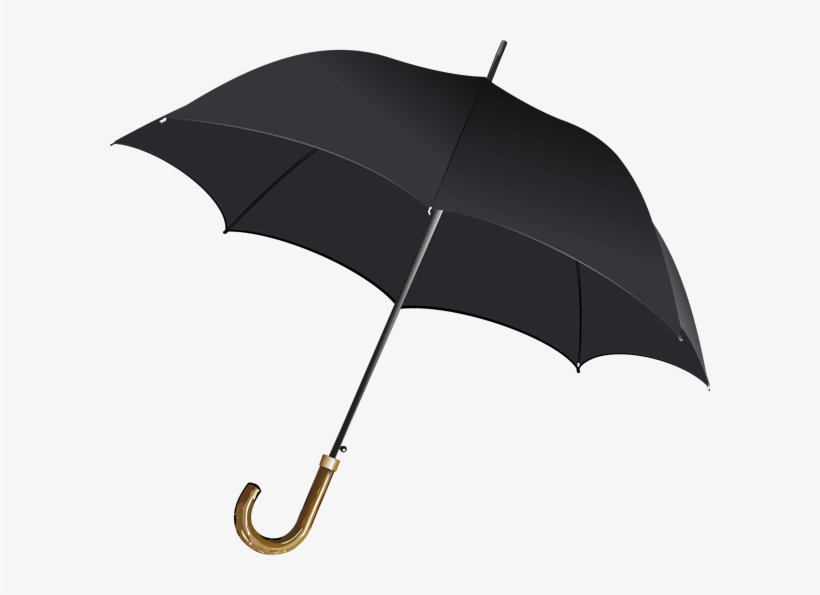 Black Pvc Umbrella - Umbrella Png, transparent png #2547293