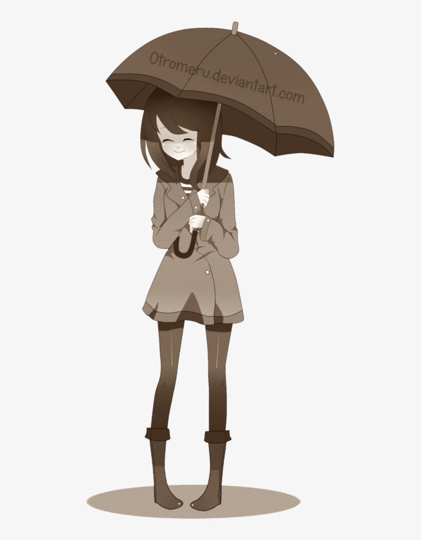 Зонт с рисунком аниме