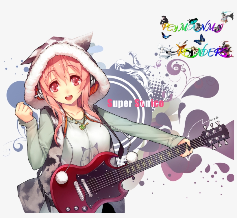 Msyugioh123 Images Anime Girl Guitar Hd Wallpaper And - Anime - Free  Transparent PNG Download - PNGkey