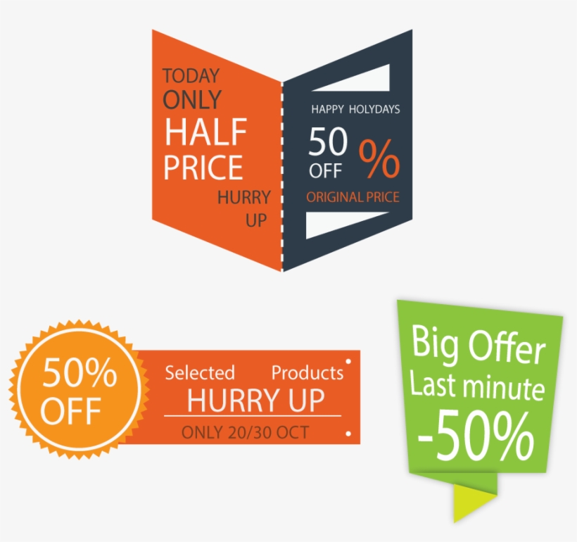 Special 50 % Discount Web Banner - Graphic Design, transparent png #2548784