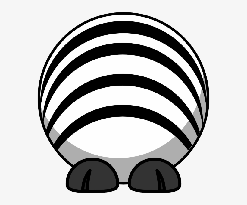 Caricature Bodies Without Heads Png - Cartoon Zebra, transparent png #2549493
