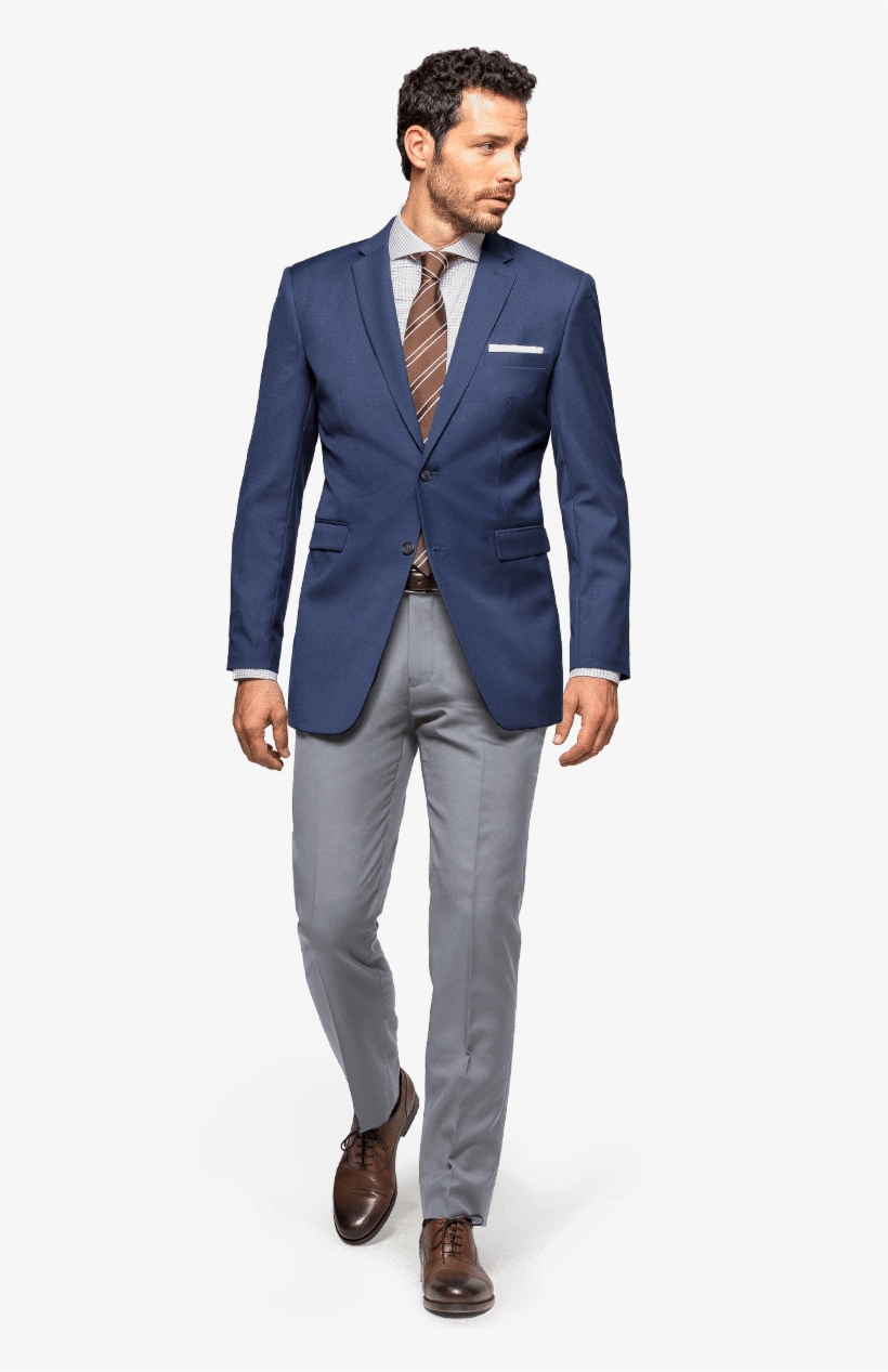 Mens Blazer - Model With Suit Png, transparent png #2549927