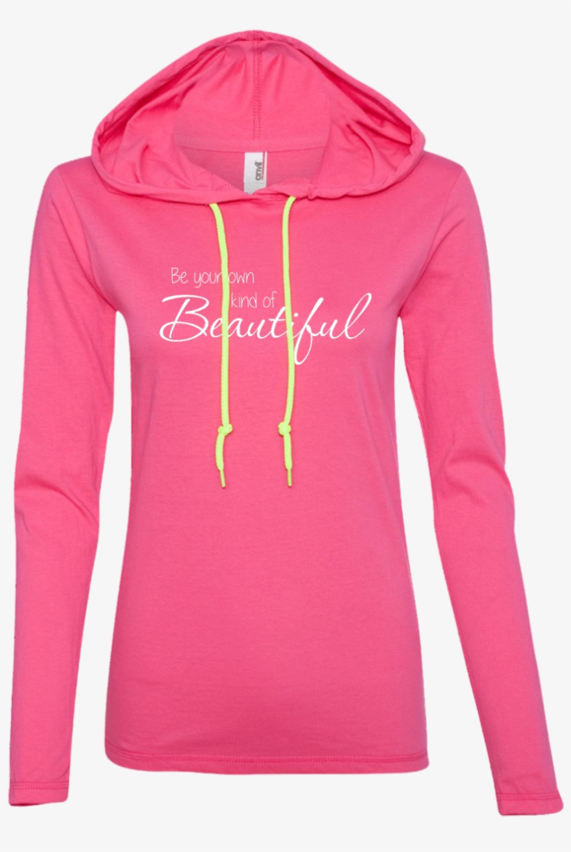 Be Your Own Kind Of Beautiful Ladies T-shirt Hoodie - Behind Every Strong Woman Is Jesus, transparent png #2550267
