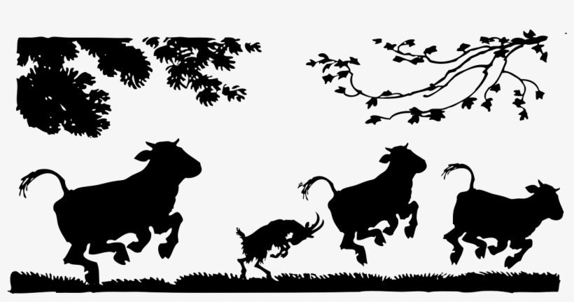 Cows-305537 1280 / Pixabay - Ep Reader Workbook: Part Of The Easy Peasy All-in-one, transparent png #2550464