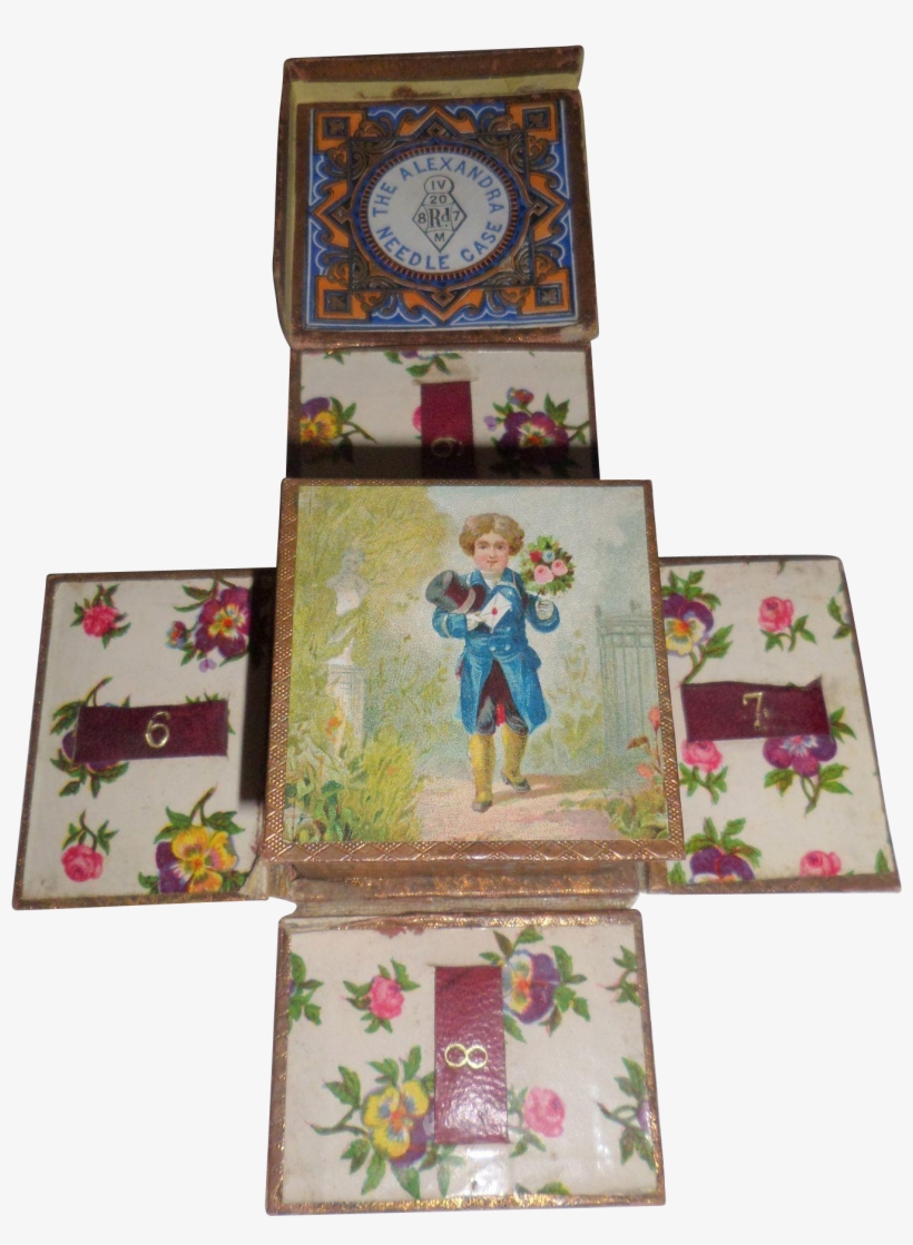 Here We Have A Fall Flap Needle Case With A Lovely - Paper, transparent png #2550836