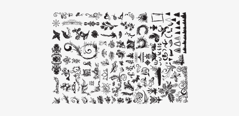 Floral Elements Vector Pack From Deviantartist Mygraphics-ru - Floral Design, transparent png #2552123