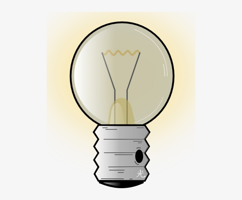 Lighrt Bulb Svg Clip Arts 504 X 597 Px, transparent png #2552235